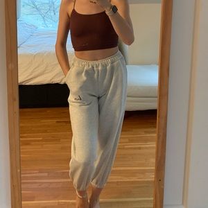 Grey Wave Sweatpants